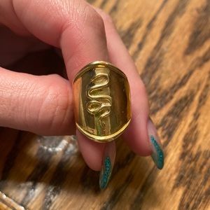 Argento Vivo Snake Ring